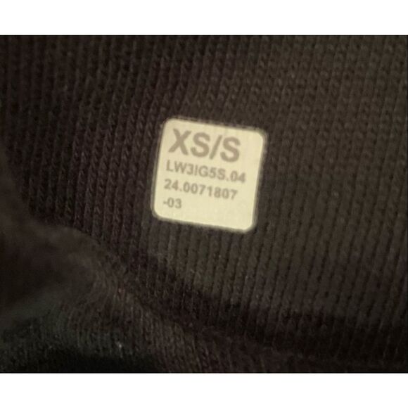 LULULEMON Scuba Oversized Full Zip Hoodie BLACK SWEATSHIRT sz S XS - Picture 8 of 9